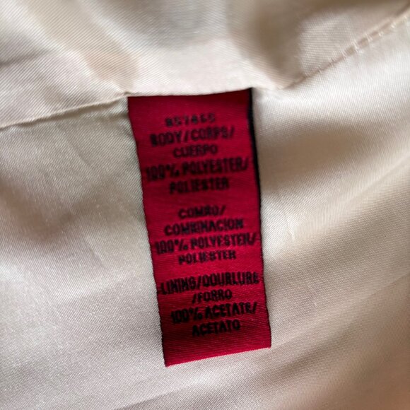 BEAUTIFUL BROCADE COAT IN PASTEL COLORS WITH CRYSTAL BUTTONS, SZ. 6 - Picture 10 of 10